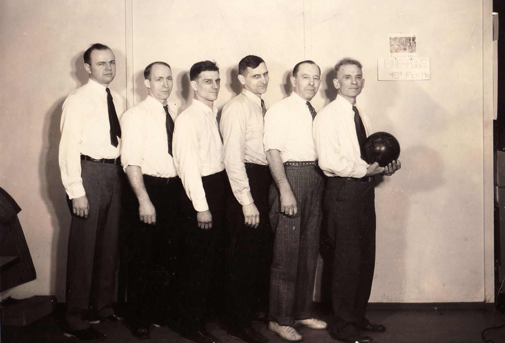 Staley bowling 1932